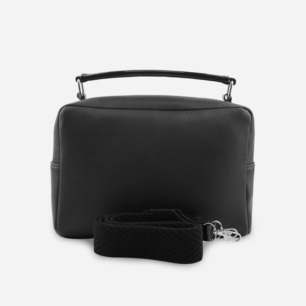 Baul sira de sintético para mujer - Negro - Image 3