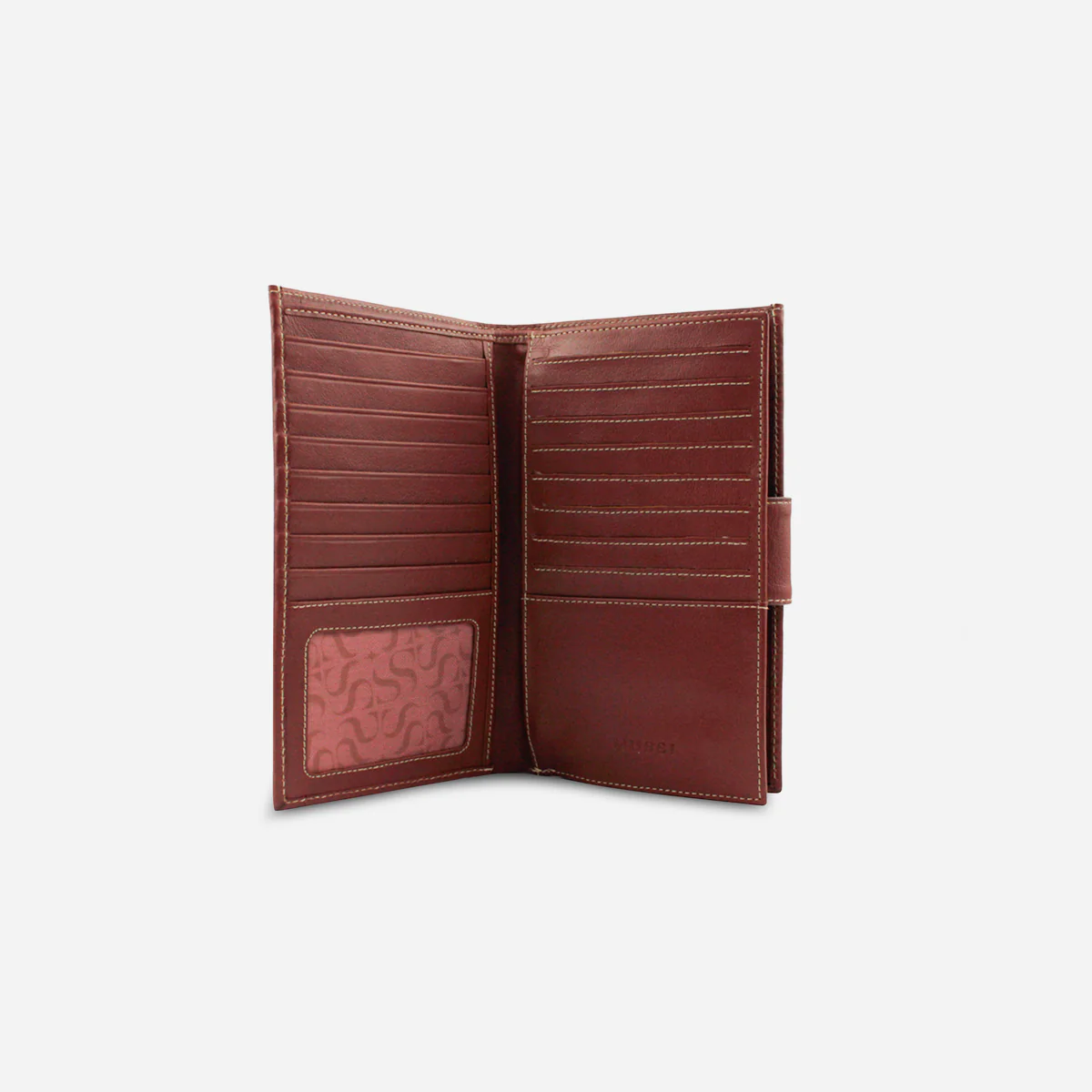 Billetera aurelia de cuero para mujer - Miel - Image 4