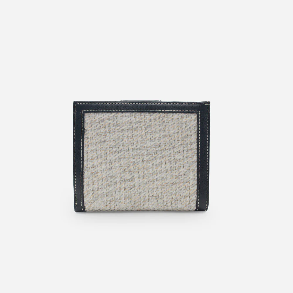 Billetera cecilia de cuero para mujer - Negro - Image 3