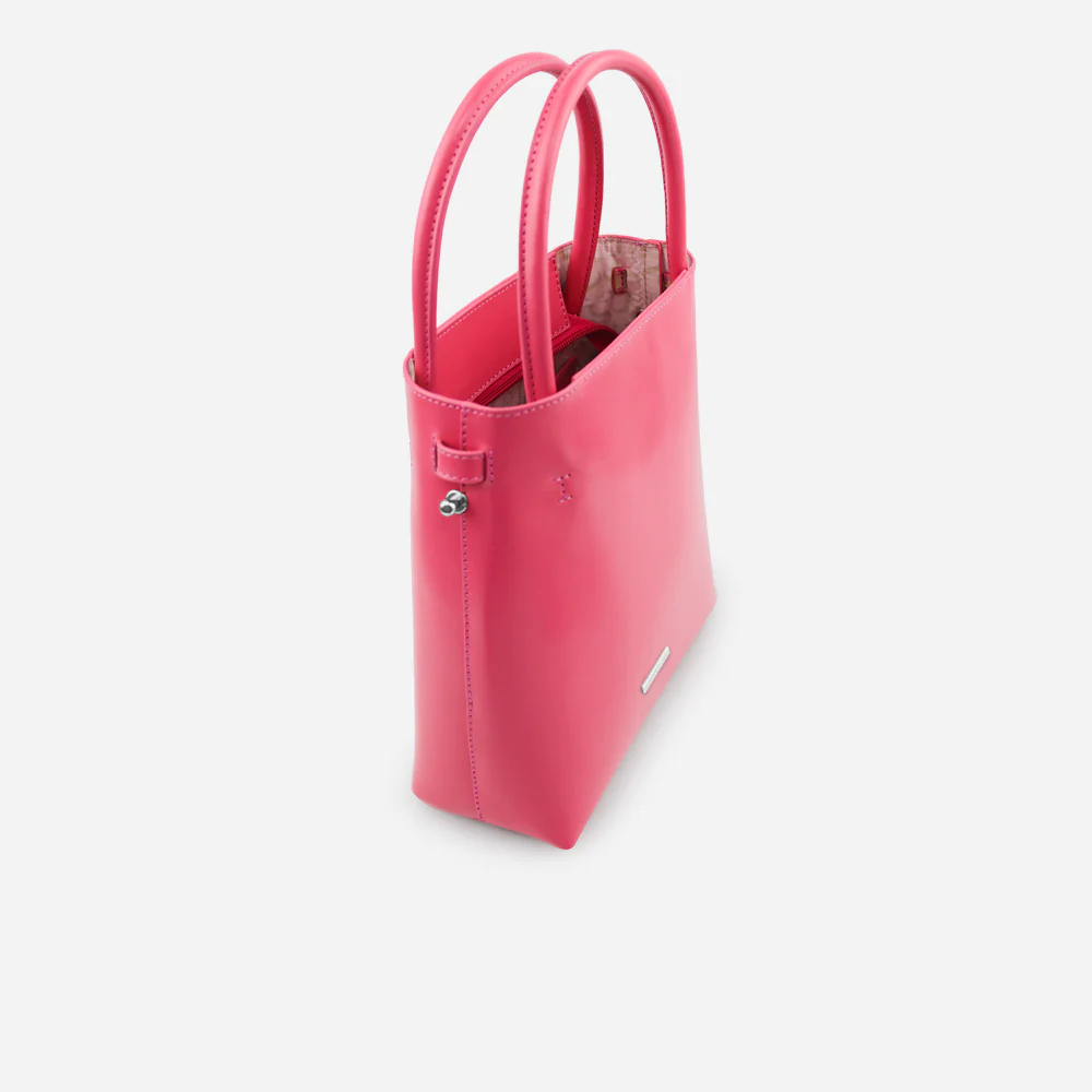 Bolso manos libres brittani de cuero para mujer - Fucsia - Image 4