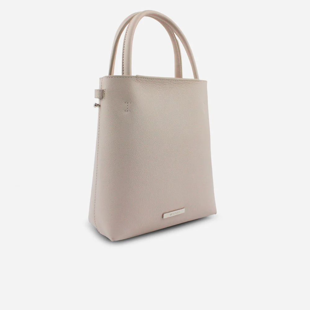 Bolso manos libres brittani de cuero para mujer - Nude - Image 2