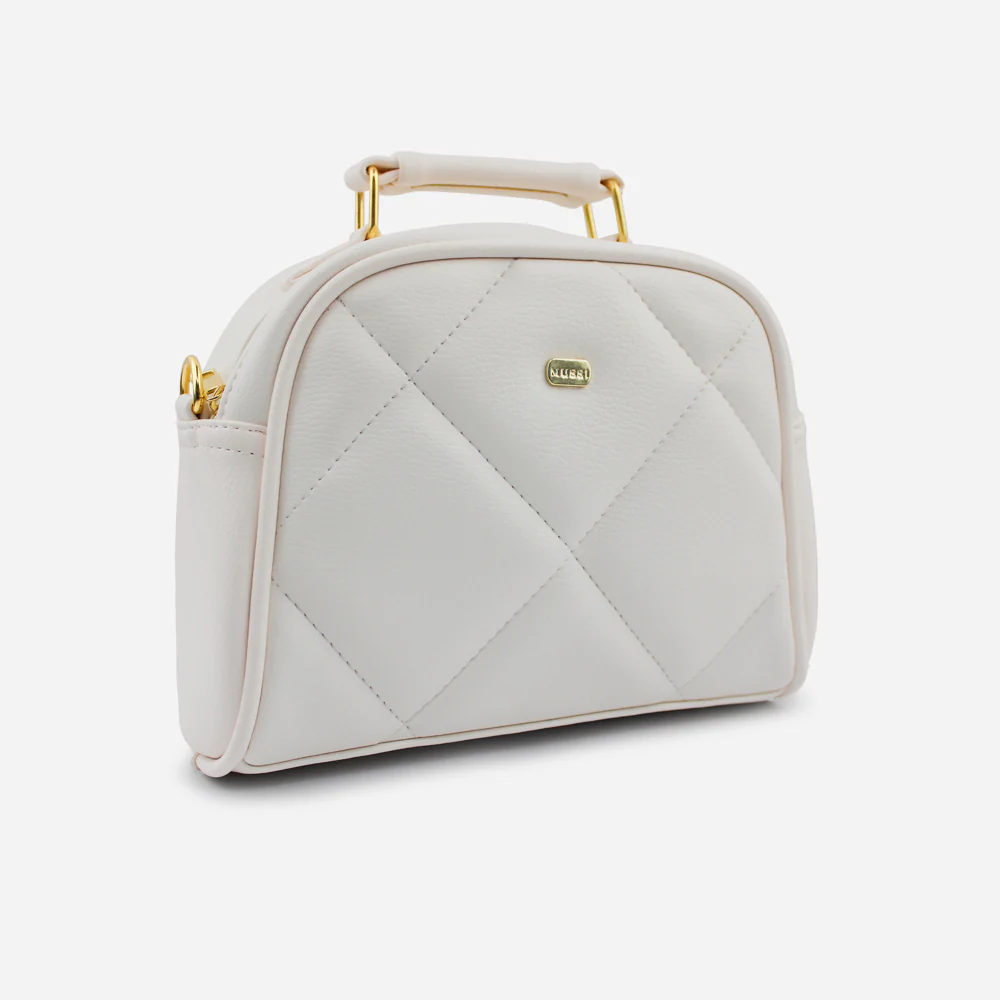 Bolso manos libres celeste de sintético para mujer - Hueso - Image 2