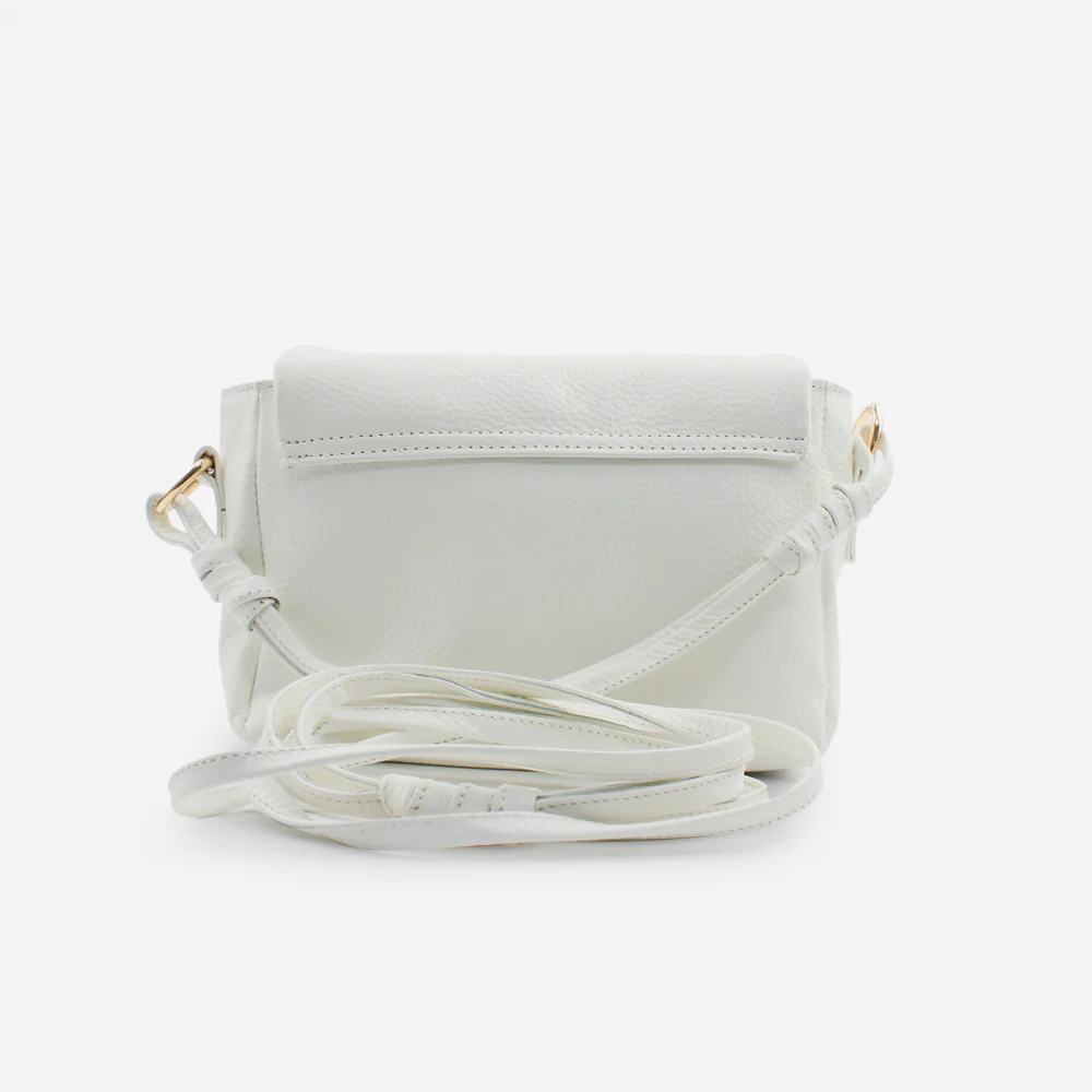Bolso manos libres kira de cuero para mujer - Hueso - Image 3