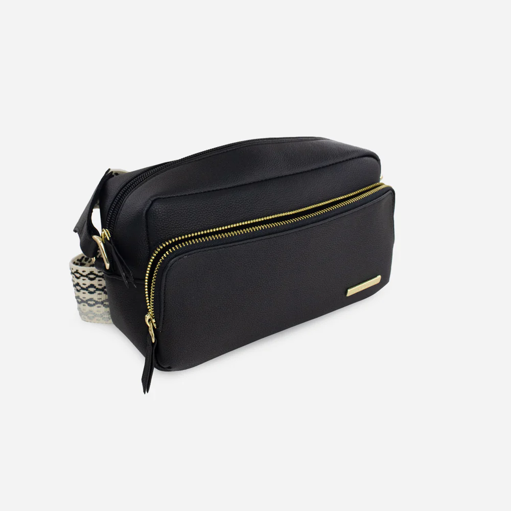Bolso manos libres pauline de sintético para mujer - Negro - Image 4