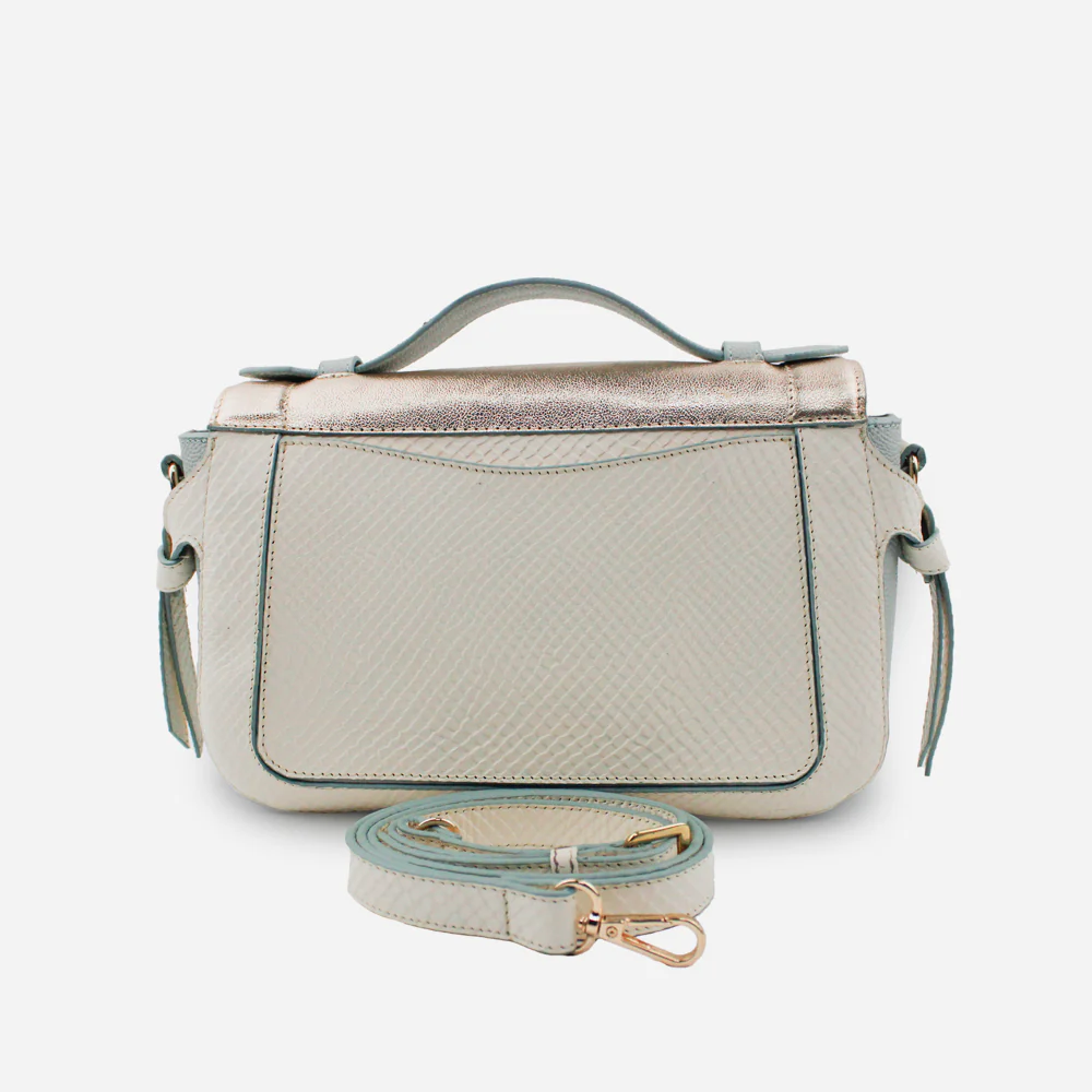 Bolso manos libres robbie de cuero para mujer - Menta - Image 3