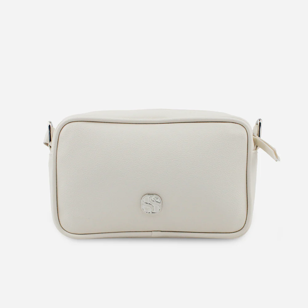 Bolso manos libres senda de sintético para mujer - Hueso