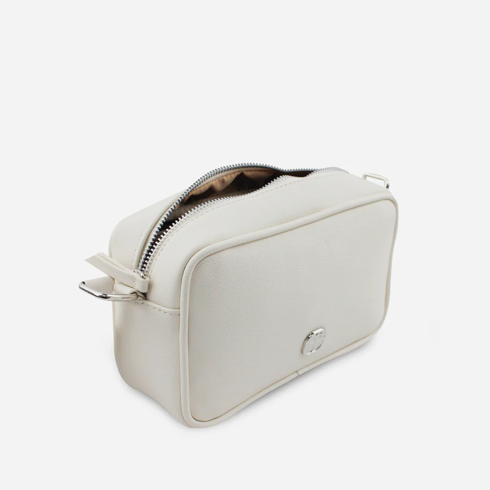 Bolso manos libres senda de sintético para mujer - Hueso - Image 4