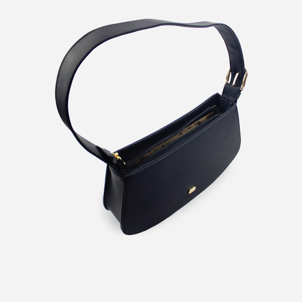 Cartera bella de sintético para mujer - Negro - Image 4