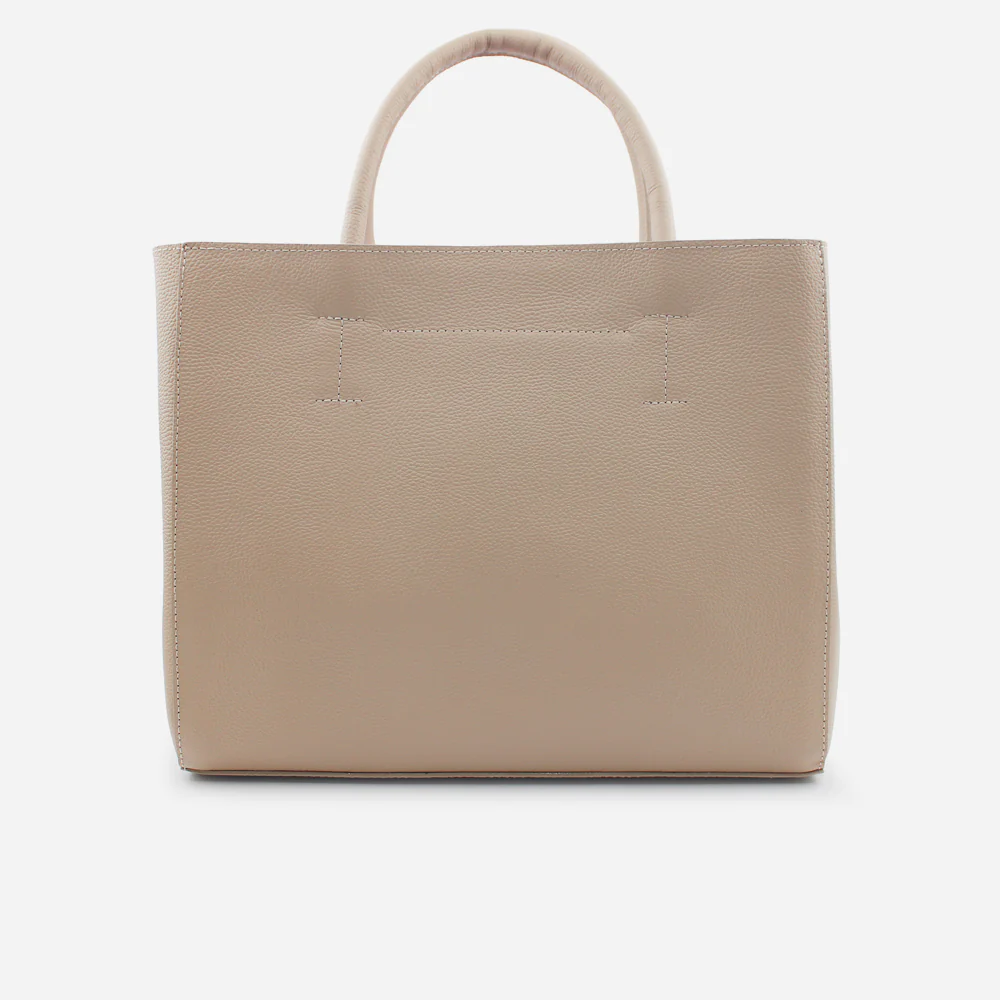 Cartera daphne de cuero para mujer - Nude - Image 3