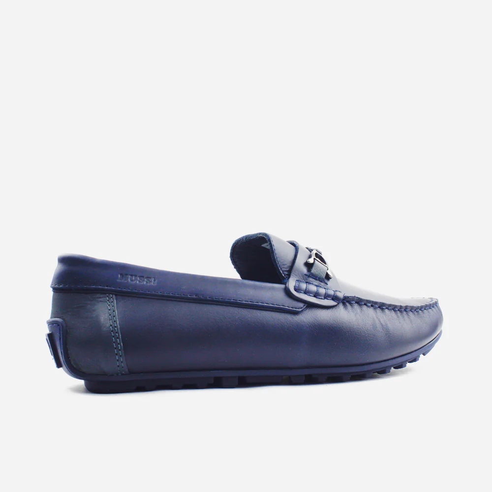 Mocasin plano sanji de sintético para hombre - Azul - Image 3