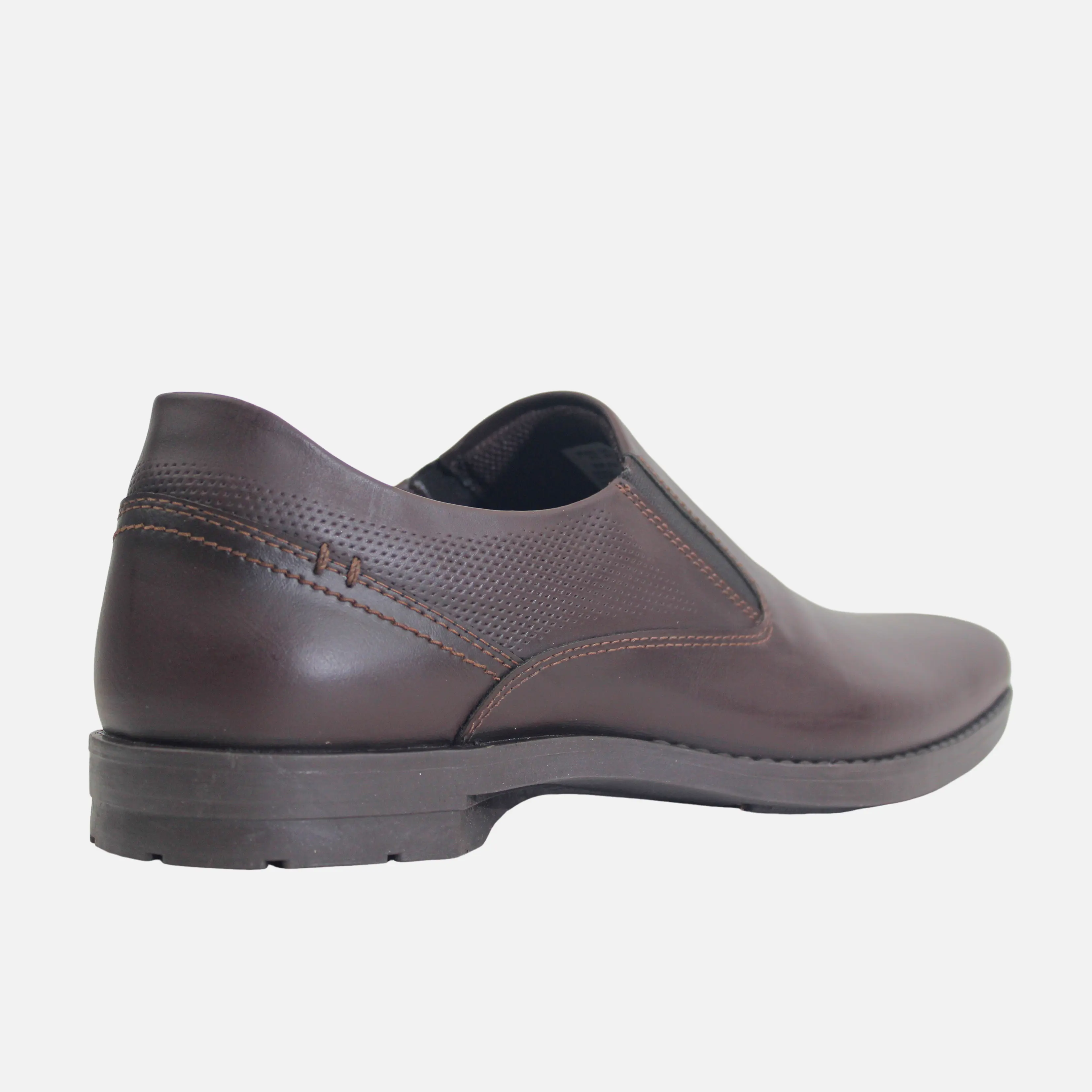 Mocasin plano tyr de sintético para hombre - Café - Image 3