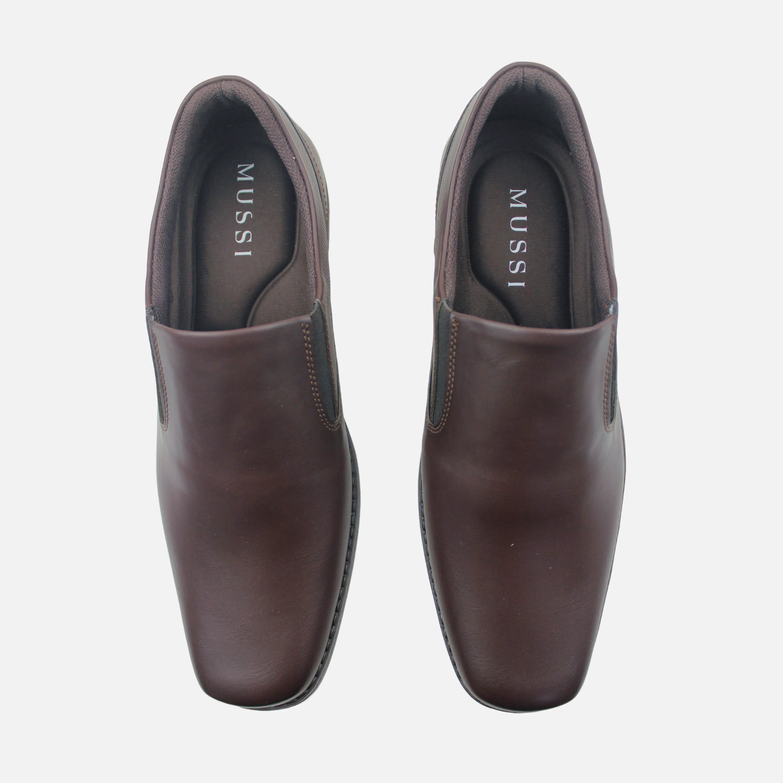 Mocasin plano tyr de sintético para hombre - Café - Image 4