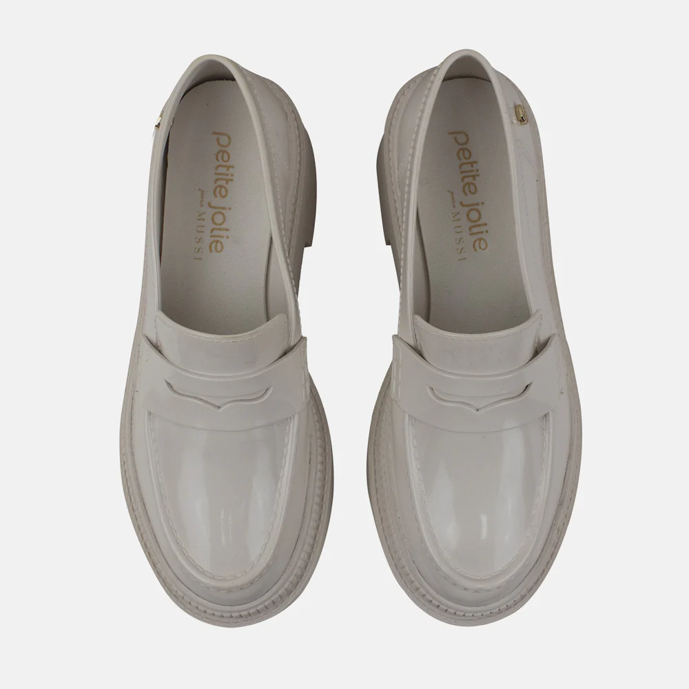 Mocasin tractorado cayena de sintético para mujer - Hueso - Image 4