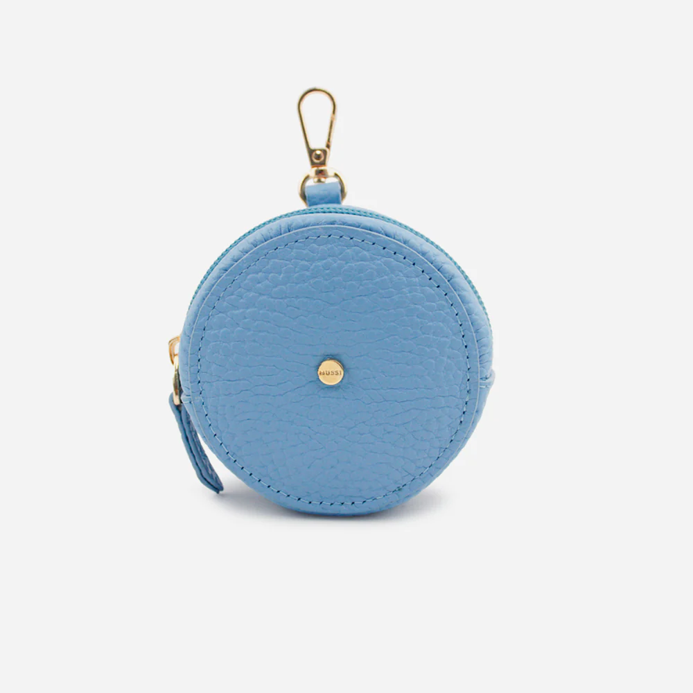 Monedero selene de cuero para mujer - Celeste - Image 3
