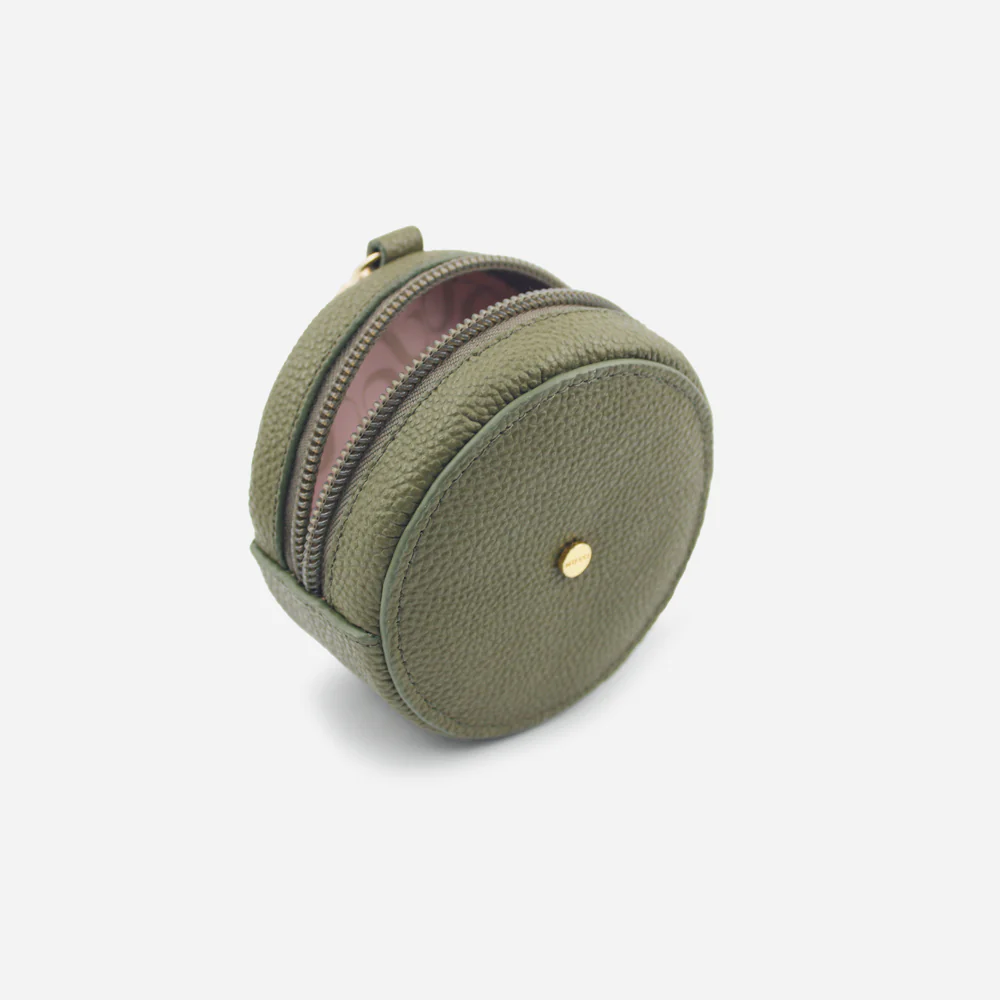 Monedero selene de cuero para mujer - Verde - Image 4