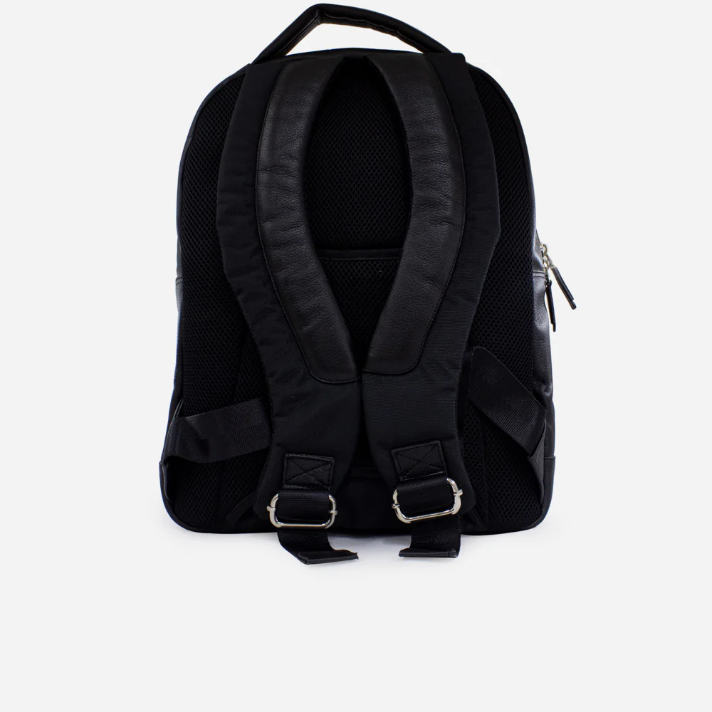 Morral gerbera de cuero para hombre - Negro - Image 3
