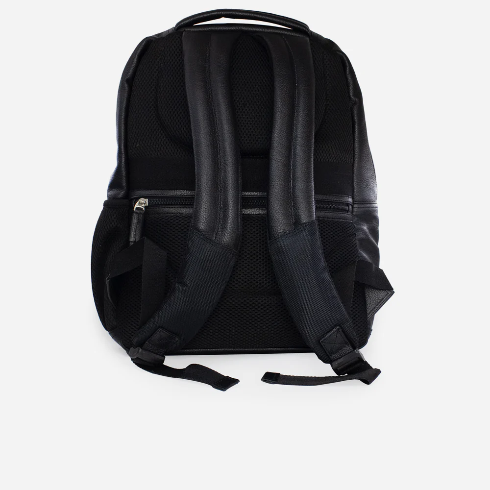 Morral mora de cuero para hombre - Negro - Image 2