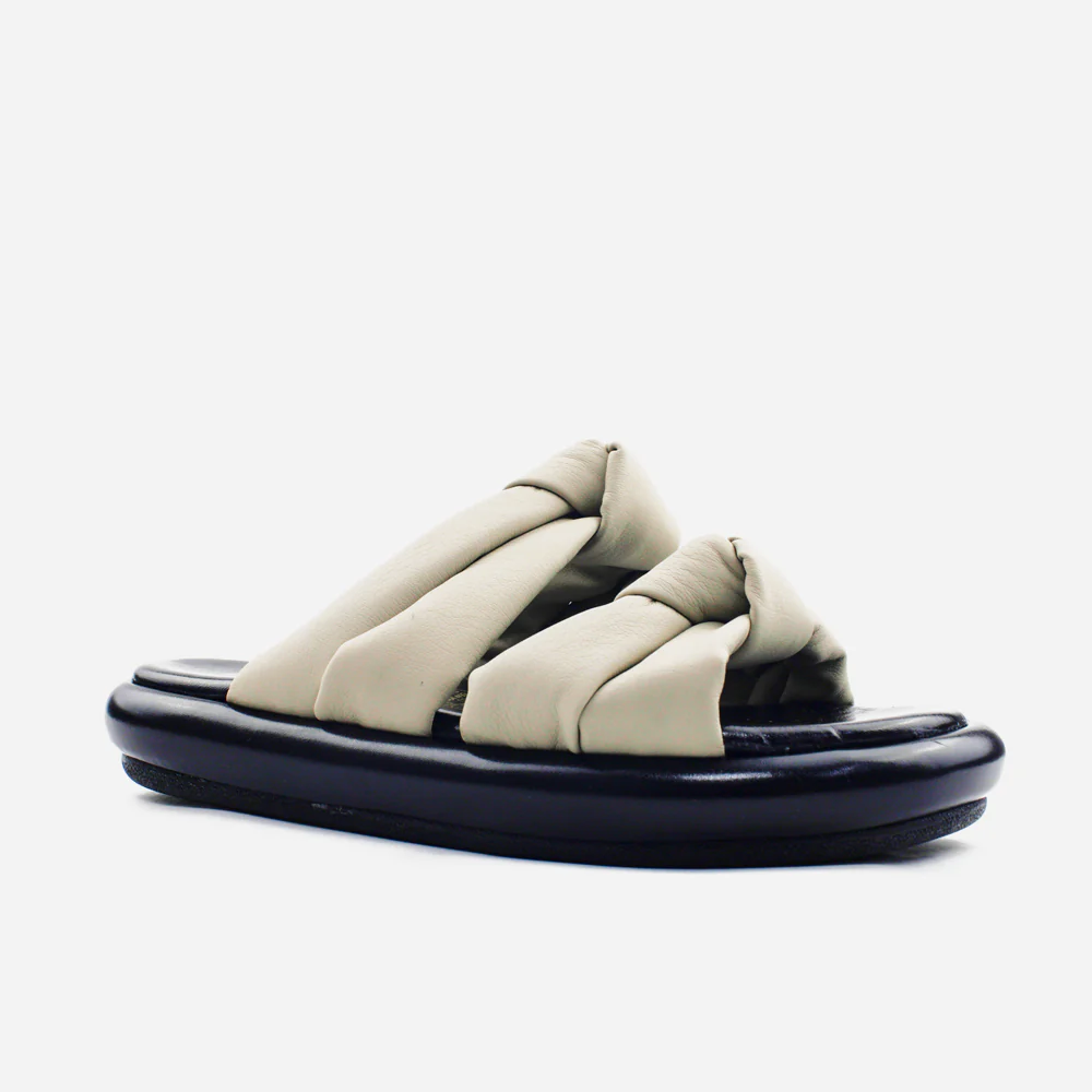 Sandalia flatform hielo de sintético para mujer - Gris - Image 2
