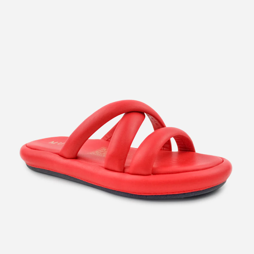 Sandalia flatform niebla de sintético para mujer - Rojo - Image 2