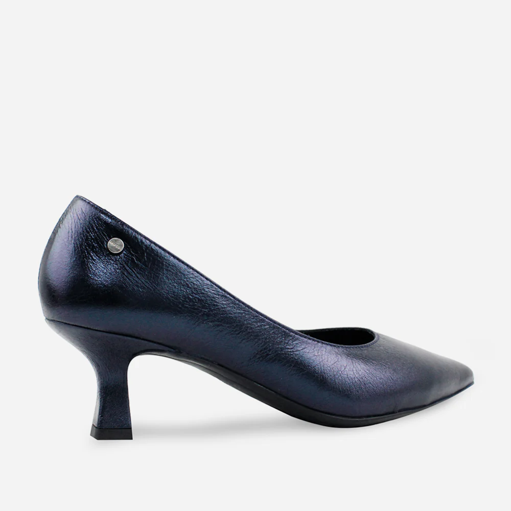 Tacones mérida de cuero para mujer - Azul - Image 3