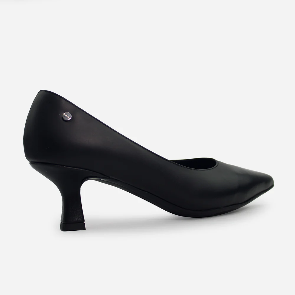 Tacones mérida de cuero para mujer - Negro - Image 3