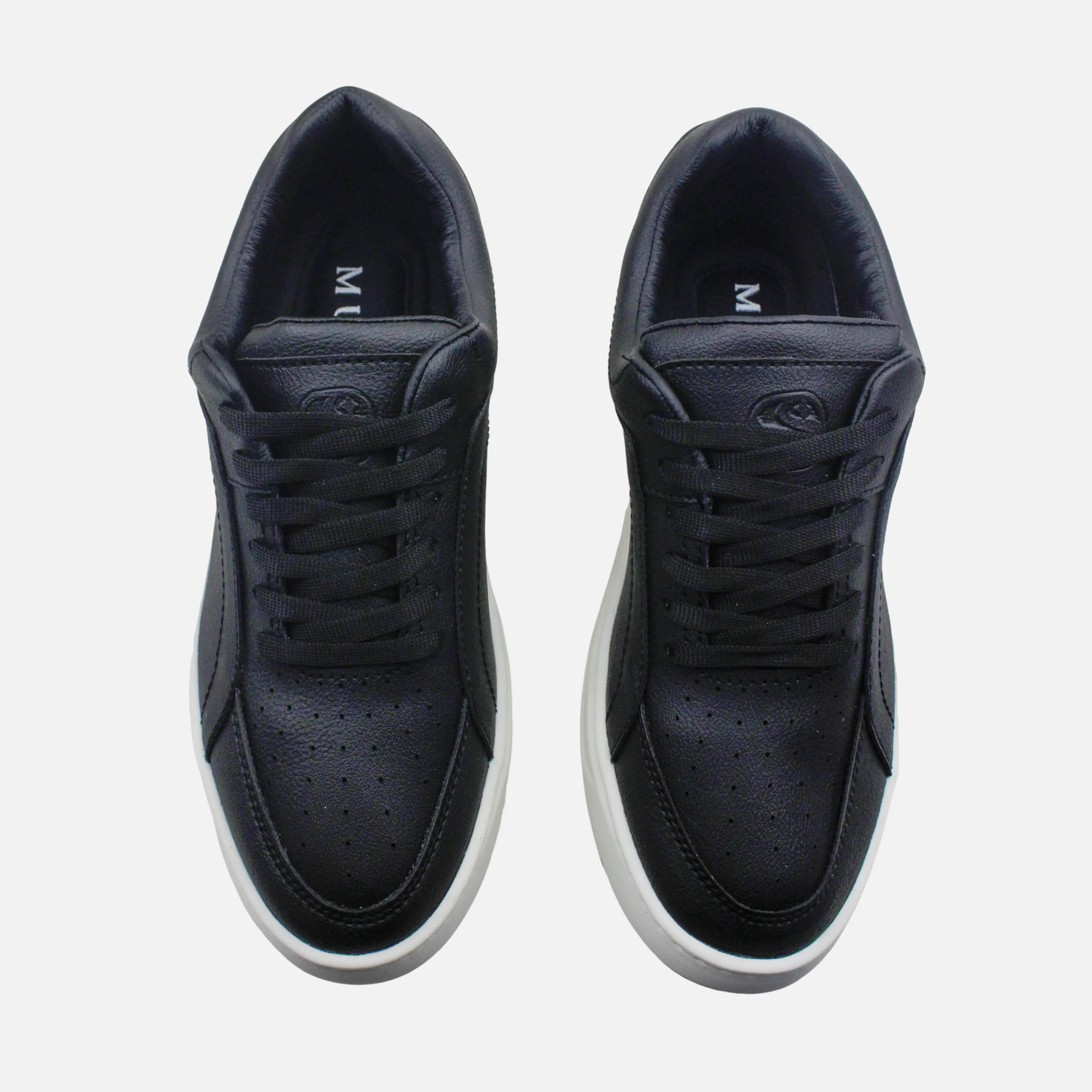 Tenis alen de sintético para hombre - Negro - Image 4