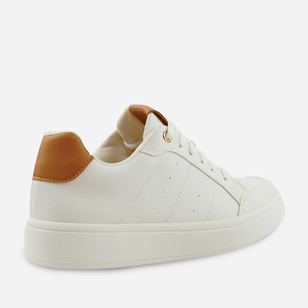 Tenis con plataforma baia de sintético para mujer - Hueso - Image 3
