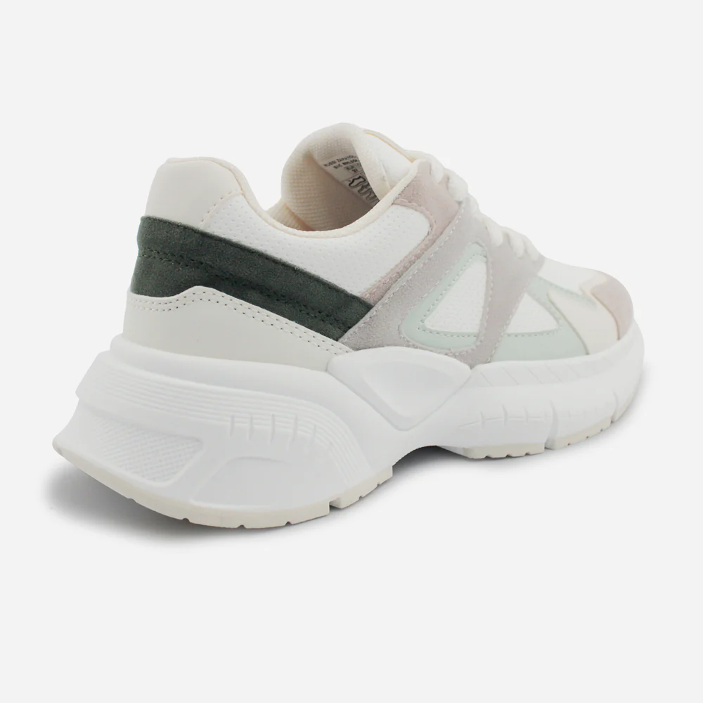 Tenis con plataforma lilith de sintético para mujer - Verde - Image 3