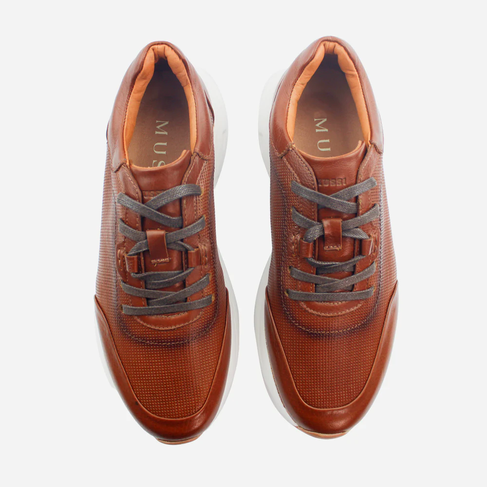 Tenis con plataforma marcol de sintético para hombre - Brandy - Image 4