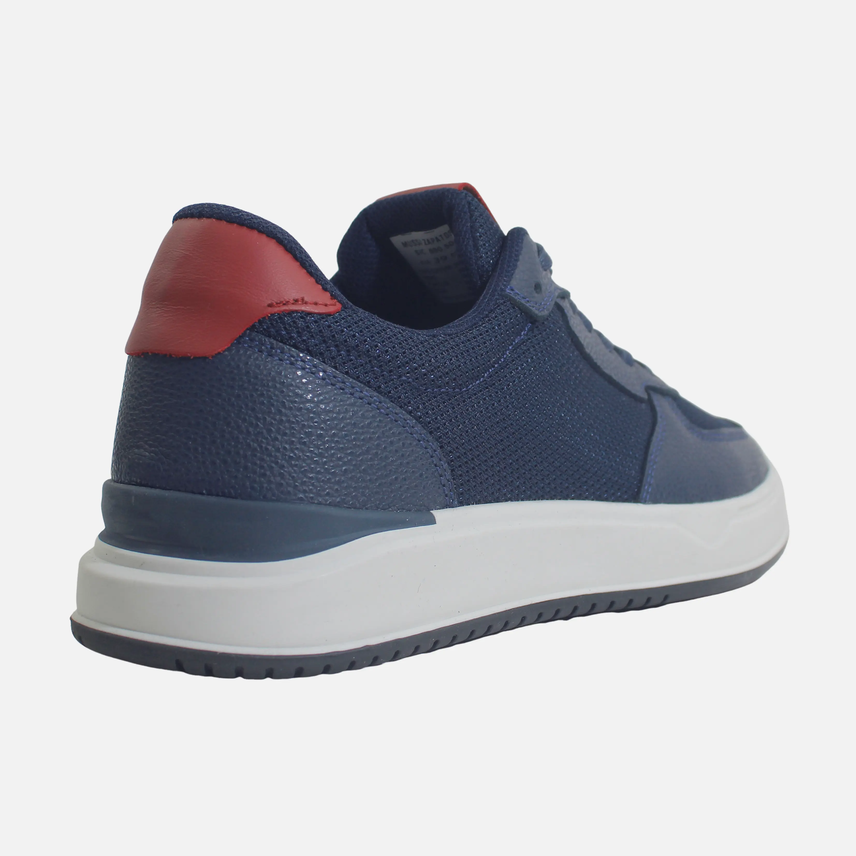 Tenis klarc de sintético para hombre - Negro - Image 3