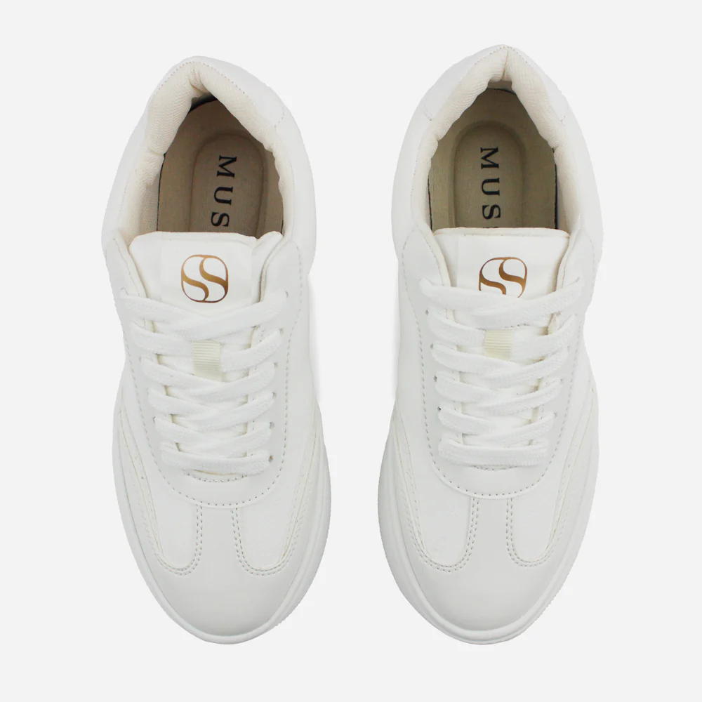 Tenis Sneakers avril de sintético para mujer - Hueso - Image 4