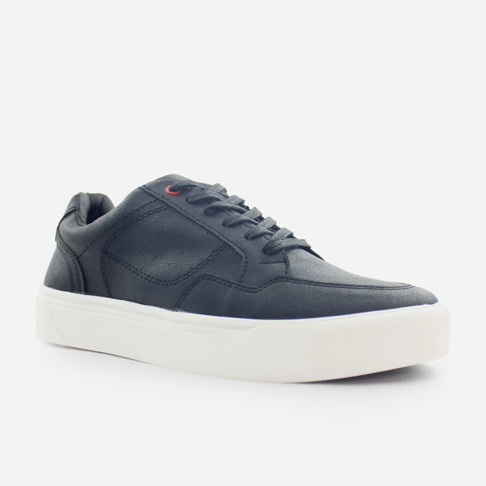 Tenis Sneakers cleo de sintético para hombre - Negro - Image 2