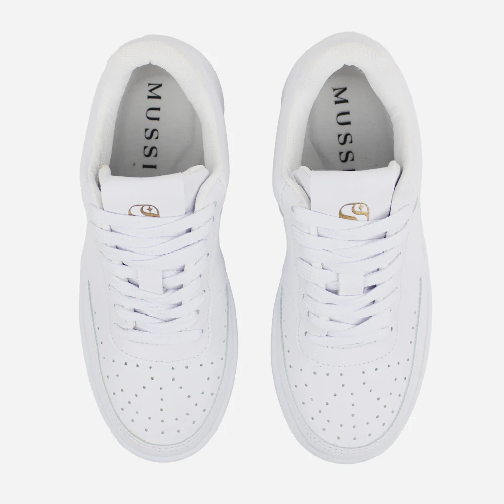 Tenis Sneakers coral de sintético para mujer - Hueso - Image 4