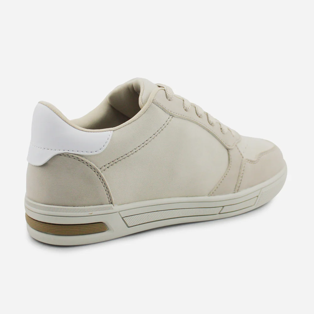 Tenis Sneakers jacobo de sintético para hombre - Beige - Image 3