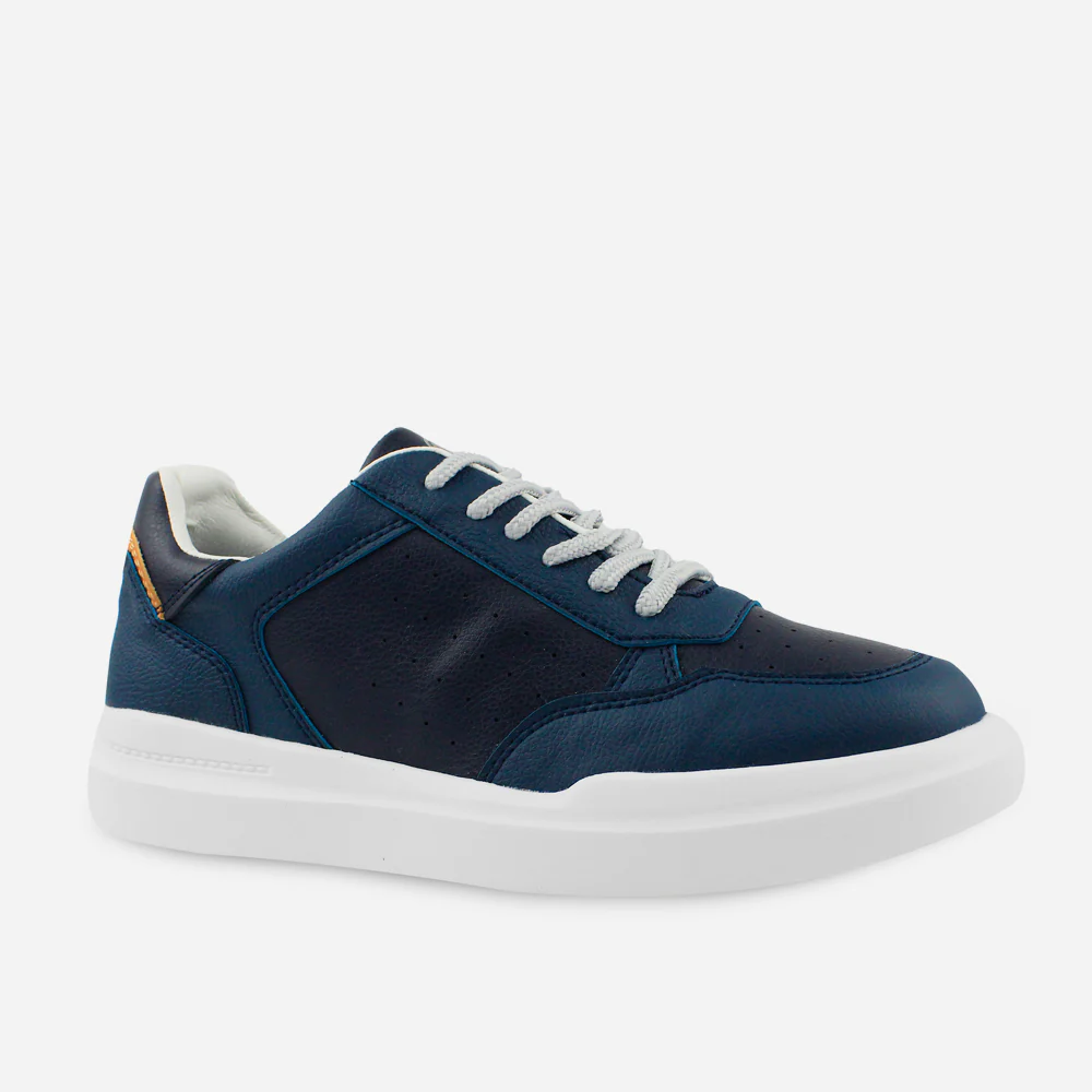 Tenis Sneakers kalet de sintético para hombre - Azul - Image 2