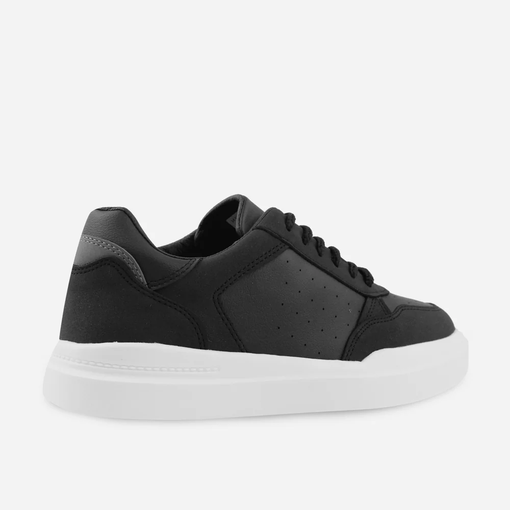 Tenis Sneakers kalet de sintético para hombre - Negro - Image 3