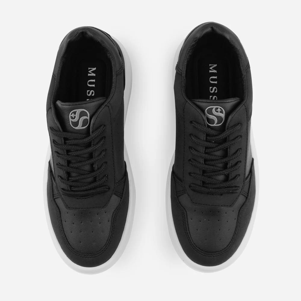 Tenis Sneakers kalet de sintético para hombre - Negro - Image 4