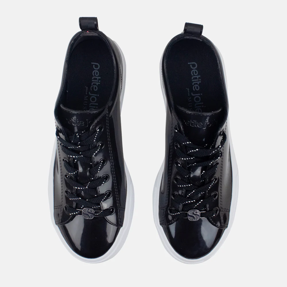 Tenis Sneakers nucifera de sintético para mujer - Negro - Image 4